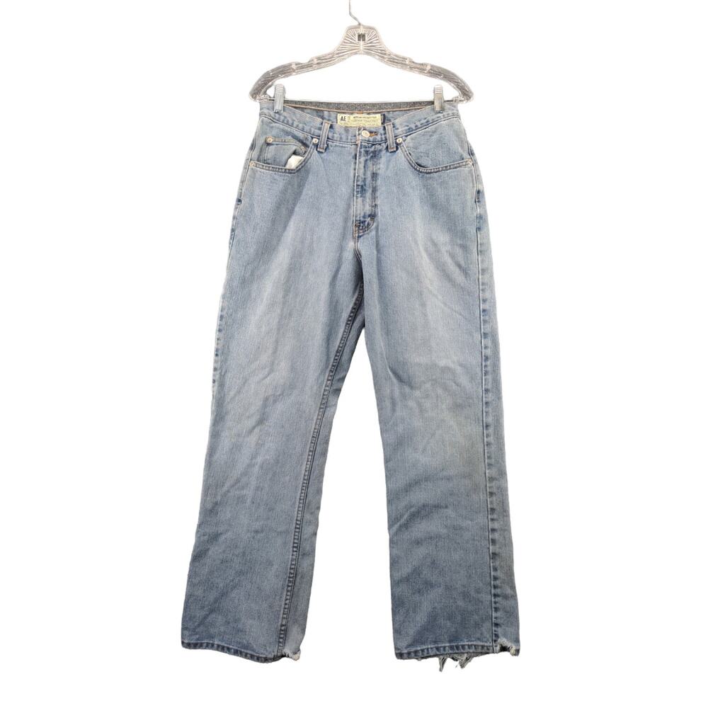 American Eagle Mens Jeans Size 31x30 Blue Denim 100% Cotton Logo